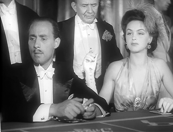 Video still of Hjördis Genberg playing roulette