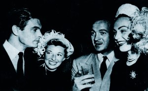 HJordis Niven with Louis Jourdan, June 1948