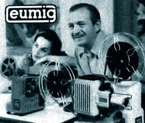 David And Hjordis Niven advertising home cine equipment, 1960