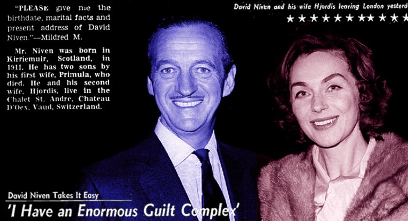 David and Hjordis Niven, 1960