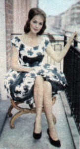 Hjordis Niven, London 1960