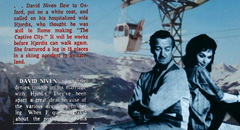 David and Hjordis Niven, December 1961