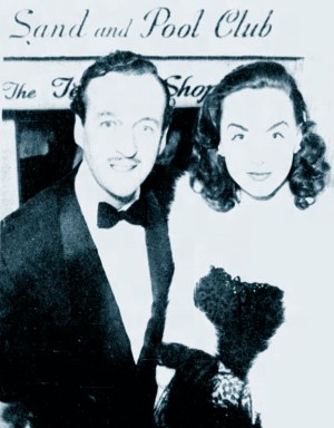 David and Hjordis Niven at the Photoplay magazine awards, April 1949.