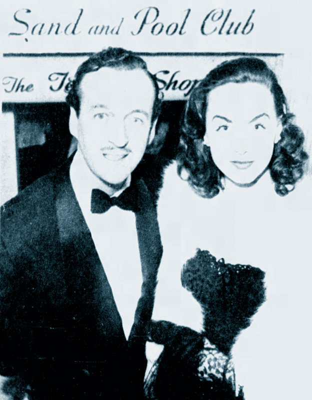 David and Hjordis Niven at the Photoplay magazine awards, April 1949.