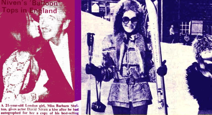 David Niven and Hjordis Niven 1973