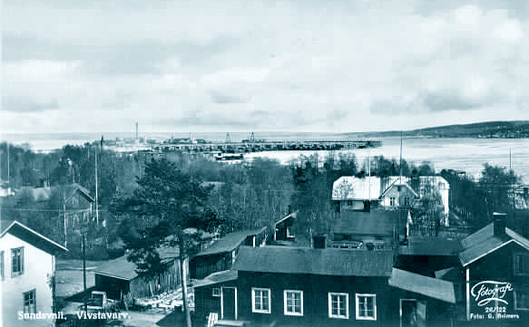 View of Vivstavarv and Timrå, 1935-45