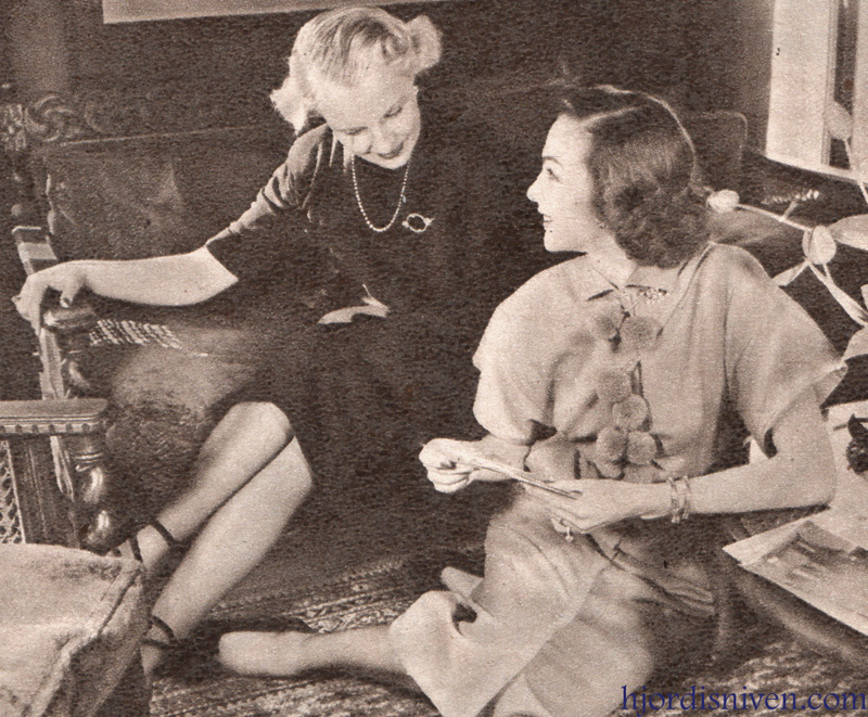 Hjordis Genberg with Martha Reuter