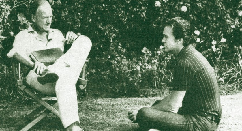 David Niven with David Niven Jr, 1981