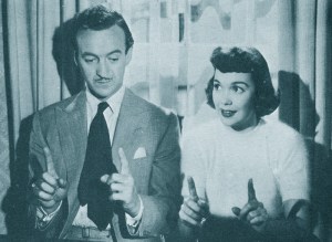 1948, David Niven with Jane Wyman