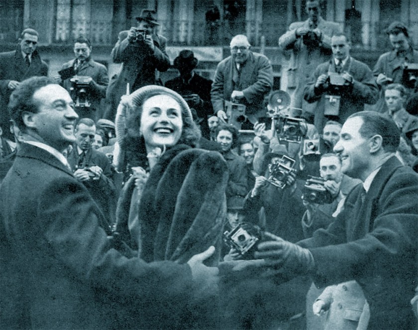 1948 David Niven wedding