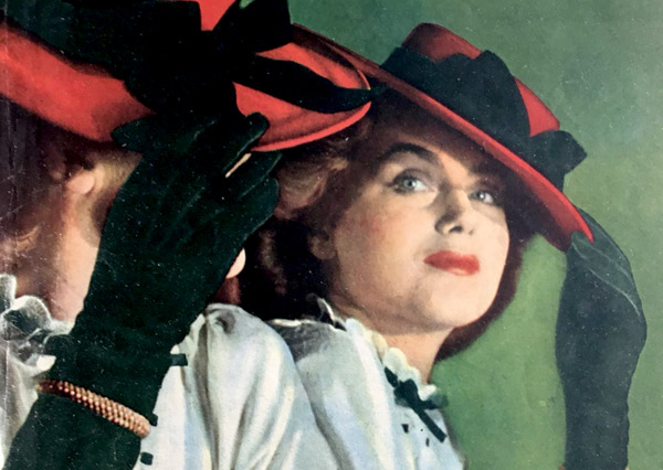 Hjordis Genberg, Swedish magazine cover, 1944