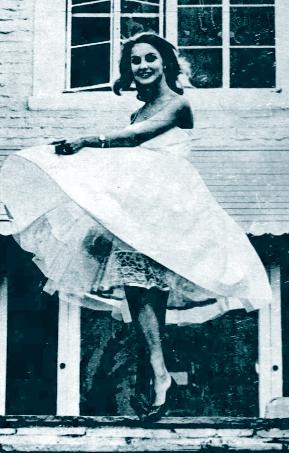 Maj-lis Genberg pictured at The Pink House in March 1960.