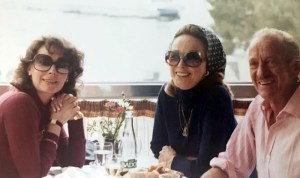 Natalie Wood with David and Hjordis Niven.