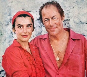 Kay Kendall with Rex Harrison, 1957