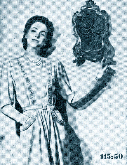 Hjördis Genberg at Leja, April 1942