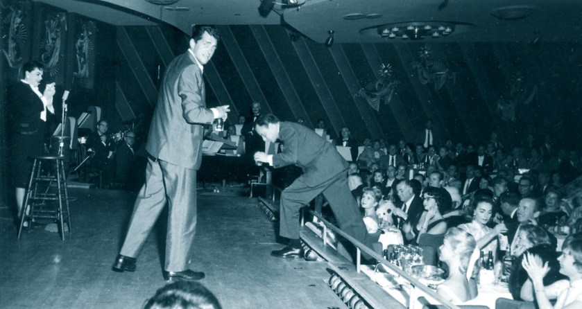 Hjordis and David Niven in Las Vegas, 1955