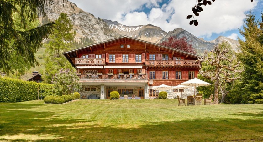 The Nivens chalet in Chateau D'Oex, pictured in 2018