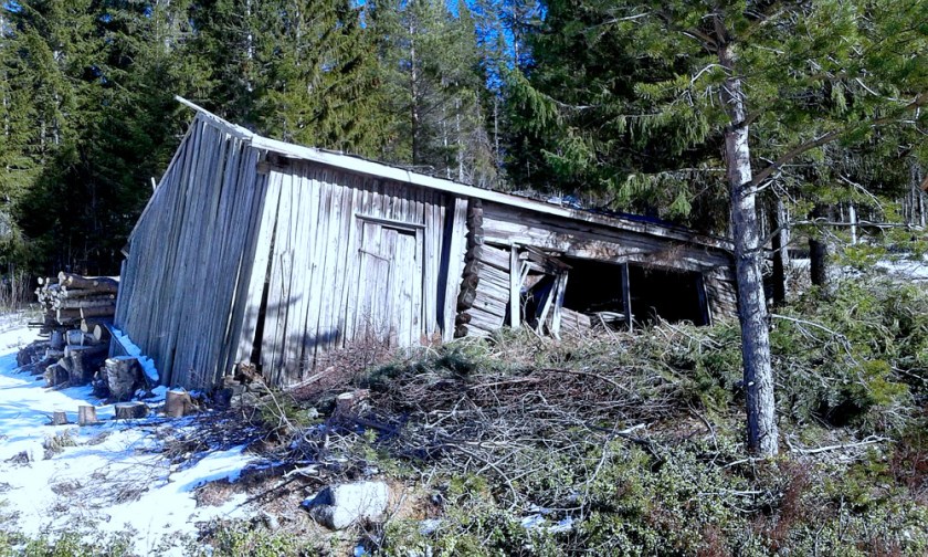 The old Roksta smithy, pictured in 2020