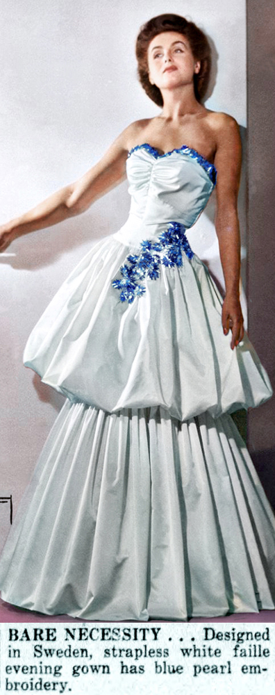 Hjördis Genberg, modelling for NK in 1944