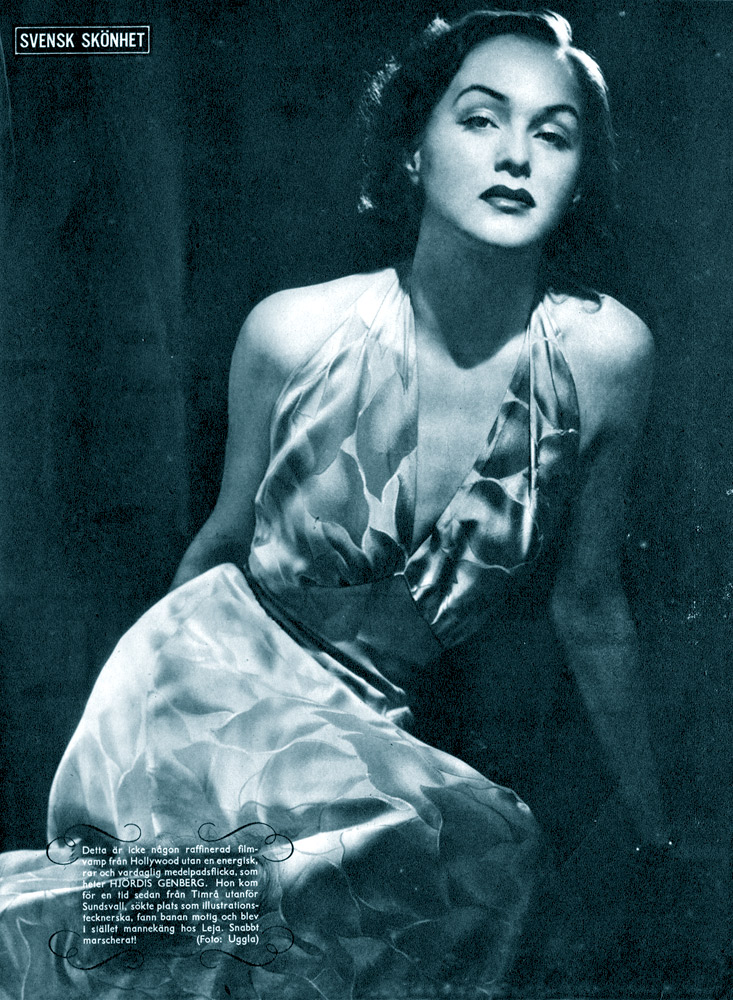 Hjördis Genberg, February 1942