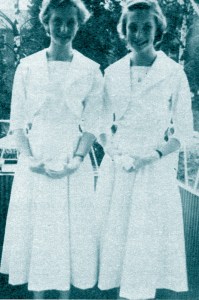 Gudrun and Maj-lis Genberg, aged 15