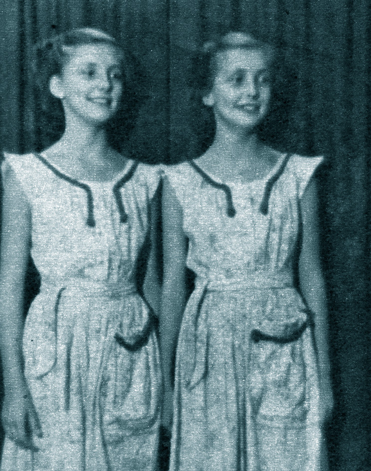 Gudrun and Maj-lis Genberg in 1952.