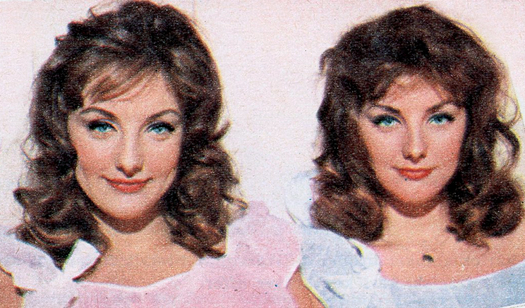 Pia and Mia Genberg, Paris 1961