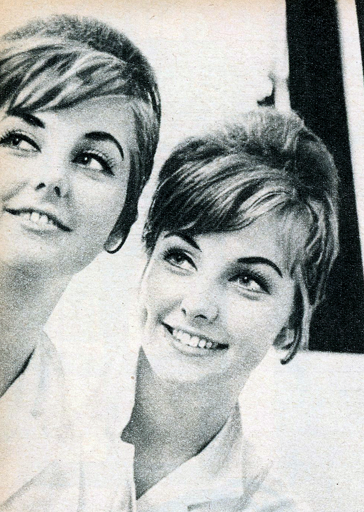 Pia and Mia Genberg, Paris 1961