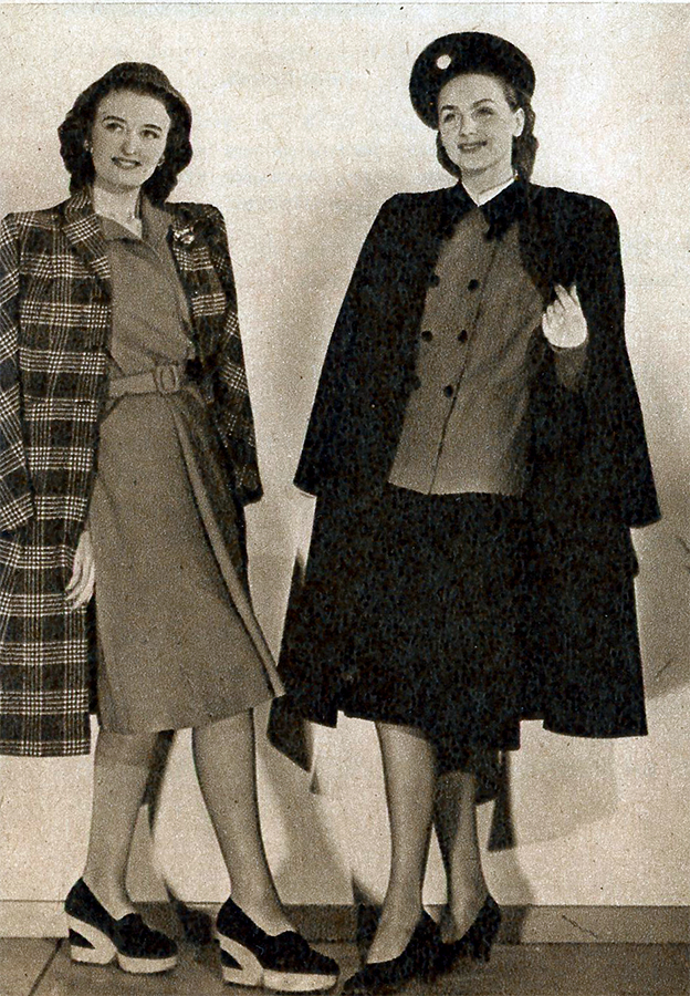 Hjordis Genberg and Kim Andersson in early 1945