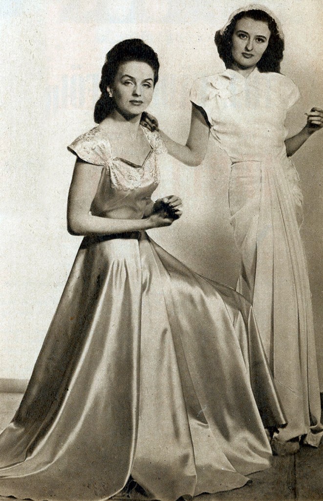 Hjordis Genberg and Kim Andersson in early 1945