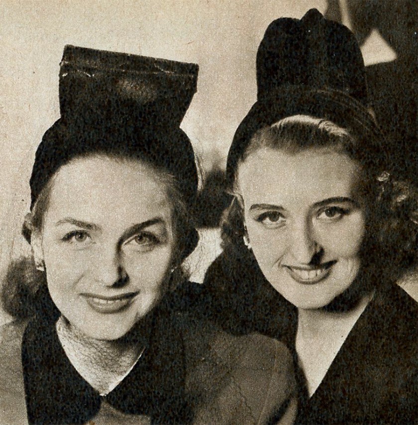 Hjordis Genberg with Kim Andersson, March 1945